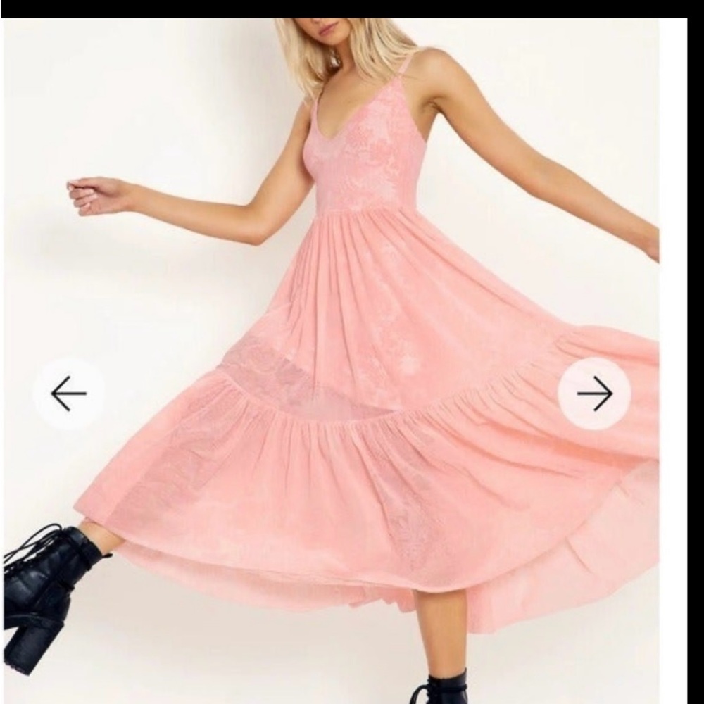 Blackmilk Pokémon pink Maxi dress size S NWT HARD TO FIND
